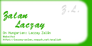 zalan laczay business card